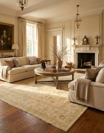 11' 3 x 11' 4 Kaizar Wool Square Rug