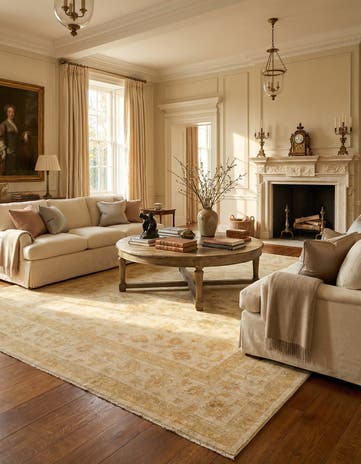 11' 3 x 11' 4 Kaizar Wool Square Rug