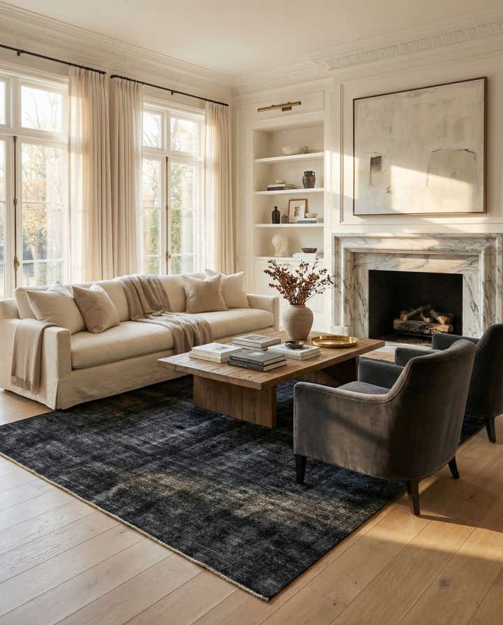 9' 4 x 12' 3 Hand Knotted Ultra Vintage Persian Wool Rug