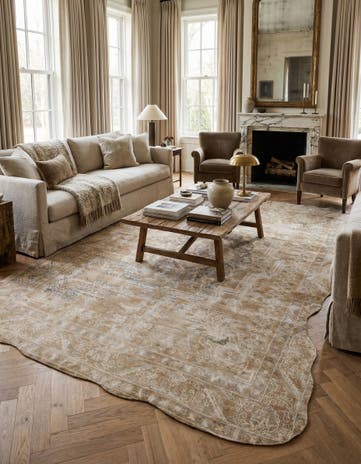 7' 7 x 11' 3 Hand Knotted Ultra Vintage Persian Wool Rug