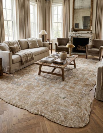 7' 7 x 11' 3 Hand Knotted Ultra Vintage Persian Wool Rug