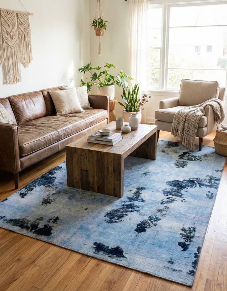 Detail image of 5' 10 x 8' 9  Hand Knotted Ultra Vintage Persian Wool Rug