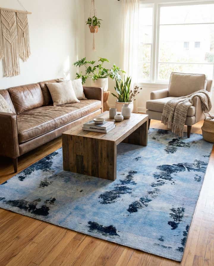 5' 10 x 8' 9 Hand Knotted Ultra Vintage Persian Wool Rug