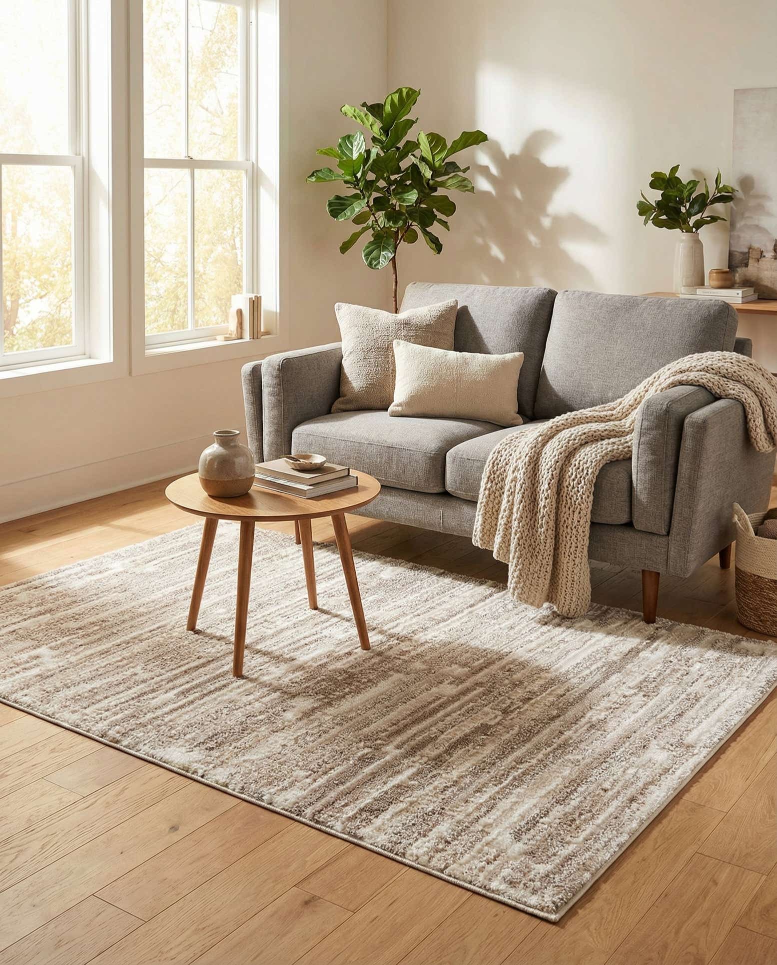 4' x 6' Sepia Rug