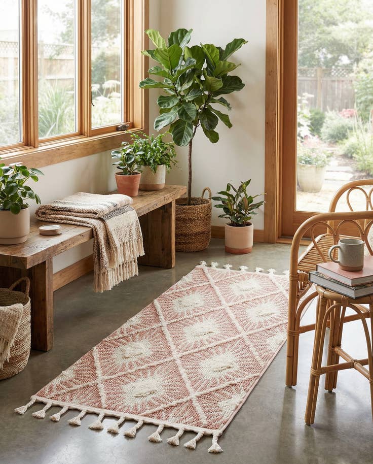 Detail image of 2' x 4' Boho Runner Rug