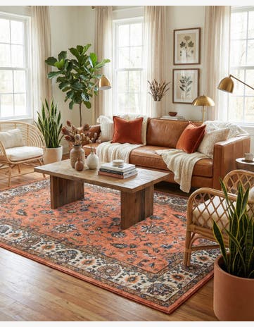 Salmon Medina Rug