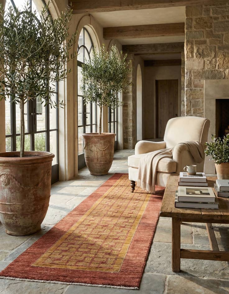 Detail image of 2' 7 x 9' 9 Juma Wool Runner Rug