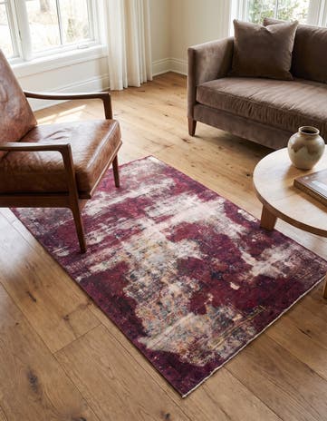 3' 6 x 5' 2 Hand Knotted Ultra Vintage Persian Wool Rug