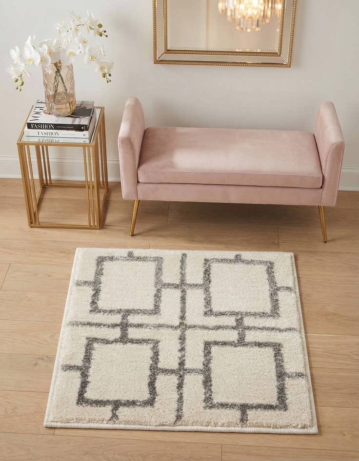 Detail image of 1' 4 x 1' 4  Marilyn Monroe&trade; Glam Deco Sample Rug