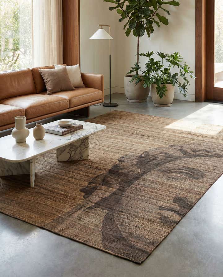 7' 9 x 9' 9 Hand Woven Kilim Modern Wool Rug