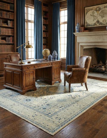 8' 5 x 11' 4 Hand Knotted Mamluk Ziegler Rug