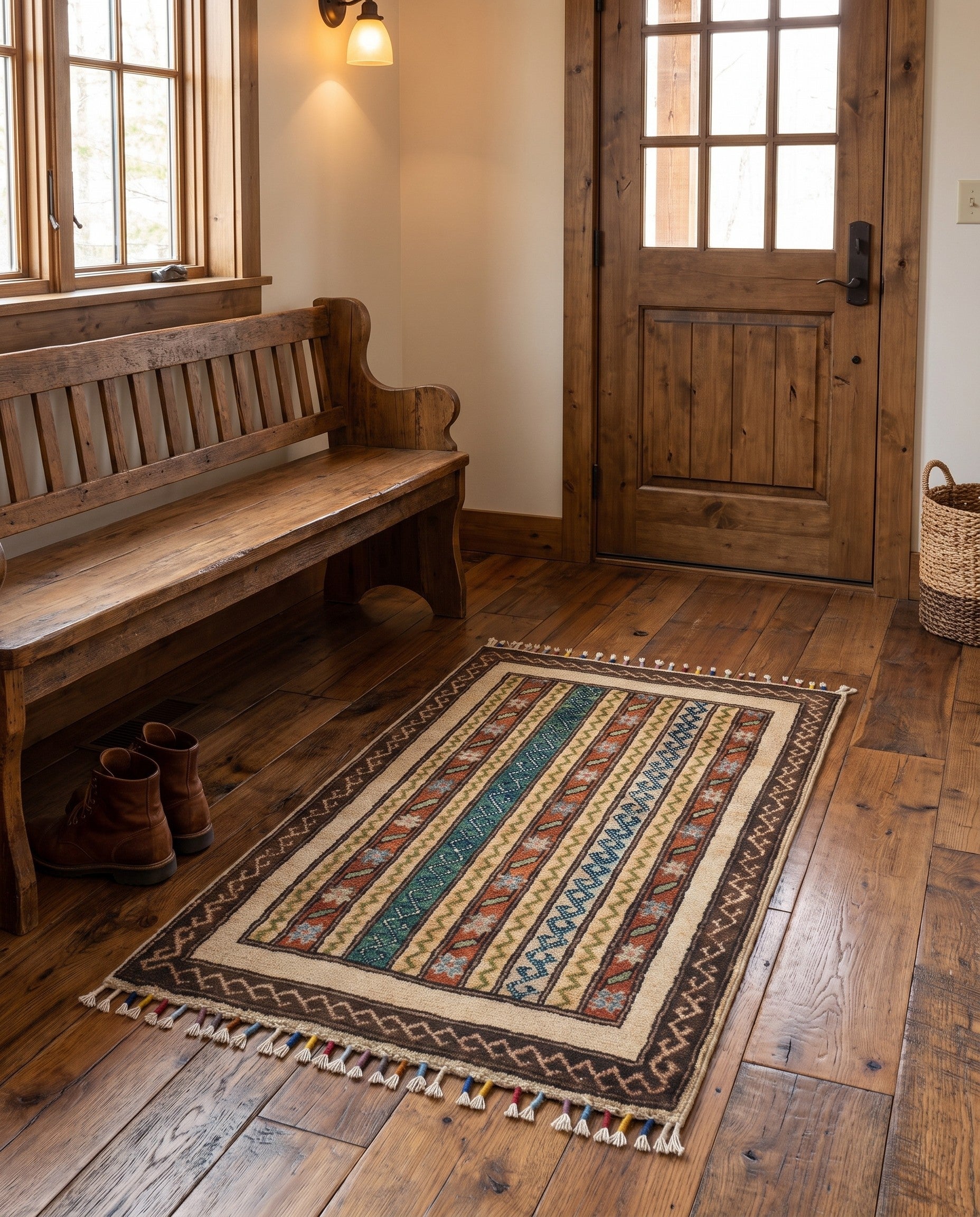 1' 10 x 2' 10 Hand Knotted Kazak Rug