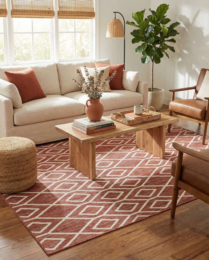 6' x 9' Easy-Clean Jill Zarin Turks and Caicos Indoor / Outdoor Rug