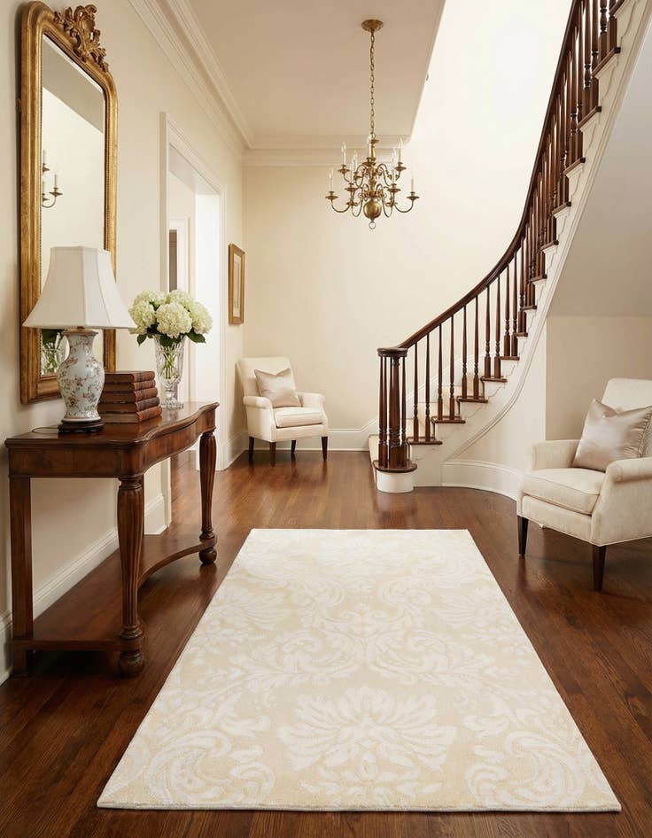 Detail image of  3' 1 x 5'  Hand Knotted Darya Wool Rug