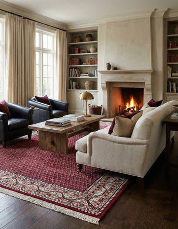 8' 5 x 11' 4 Hand Knotted Mir Wool Rug