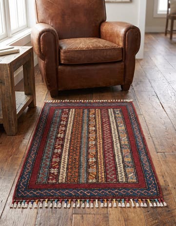 2' x 2' 10 Hand Knotted Kazak Rug