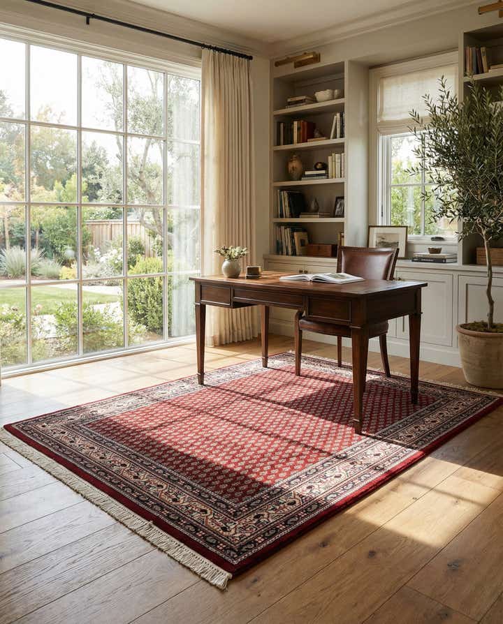 3' 11 x 5' 10 Hand Knotted Mir Wool Rug