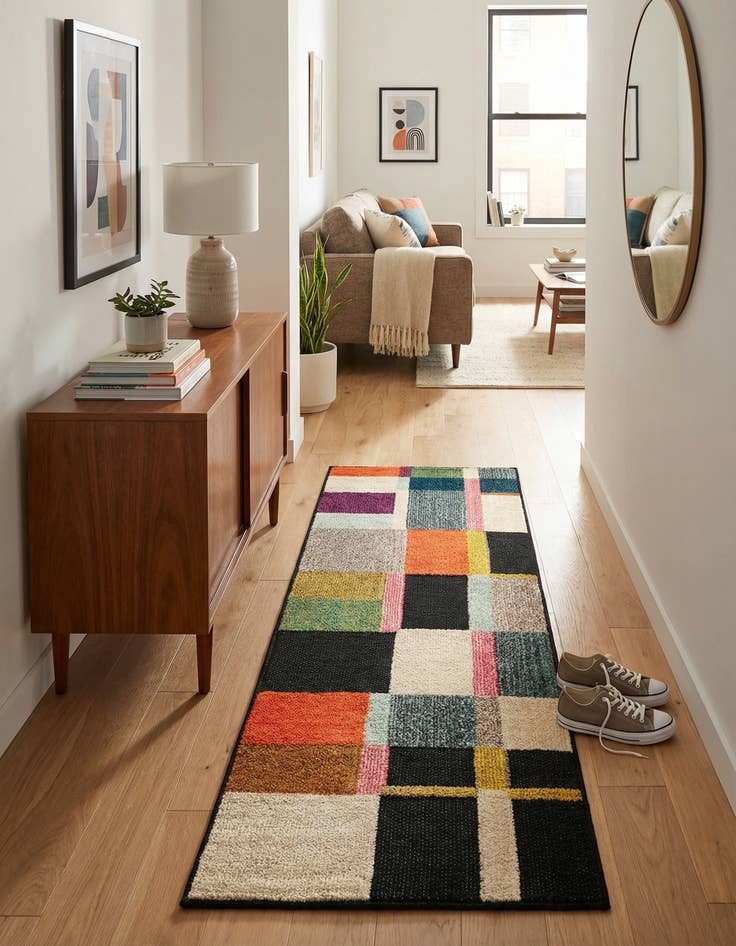 Detail image of 2' x 5'  Washable Casablanca Indoor / Outdoor Runner Rug