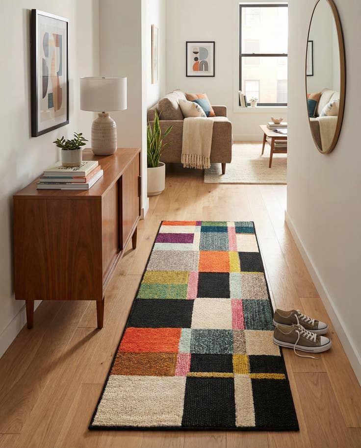 Detail image of 2' x 5' Easy-Clean Casablanca Indoor / Outdoor Runner Rug