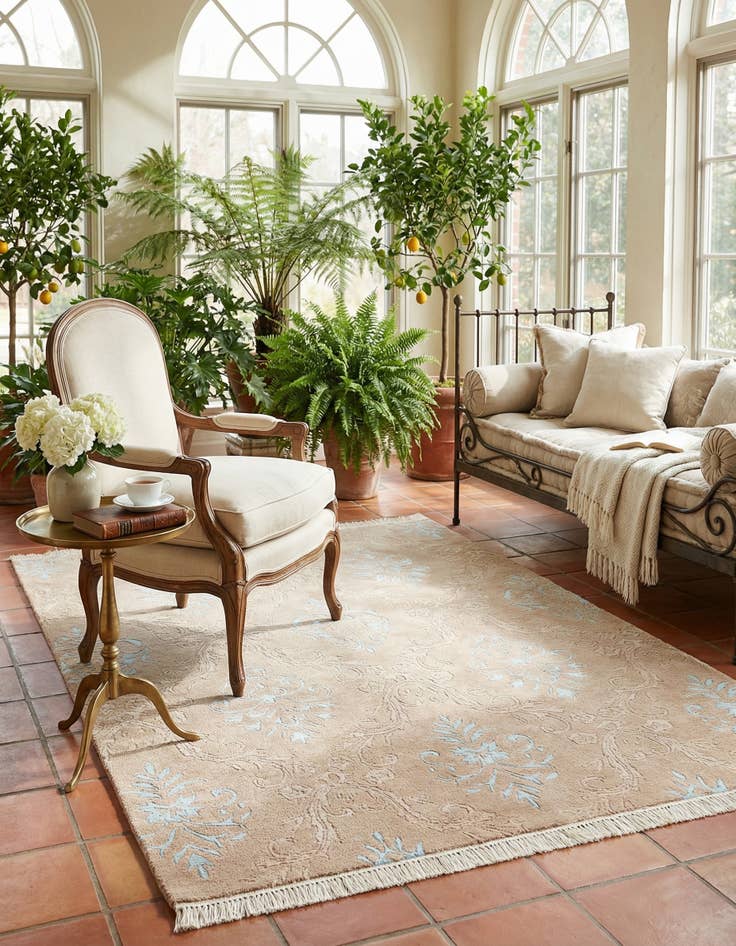 Detail image of 4' 3 x 6' 4 Darya Rug