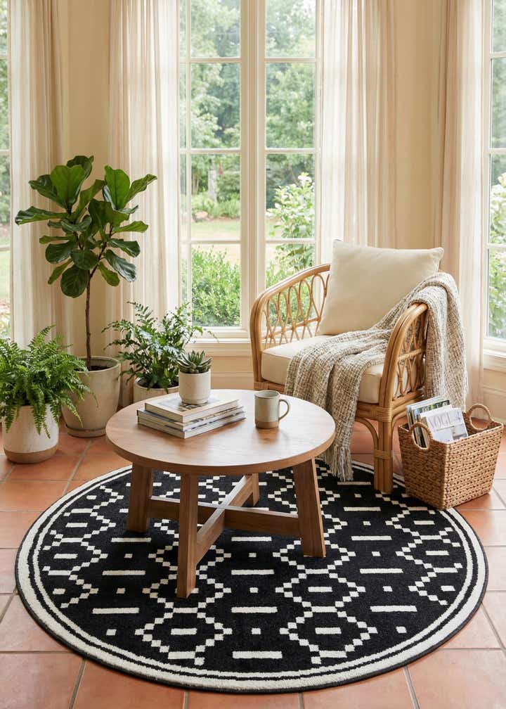 5' x 5' Oslo Round Rug