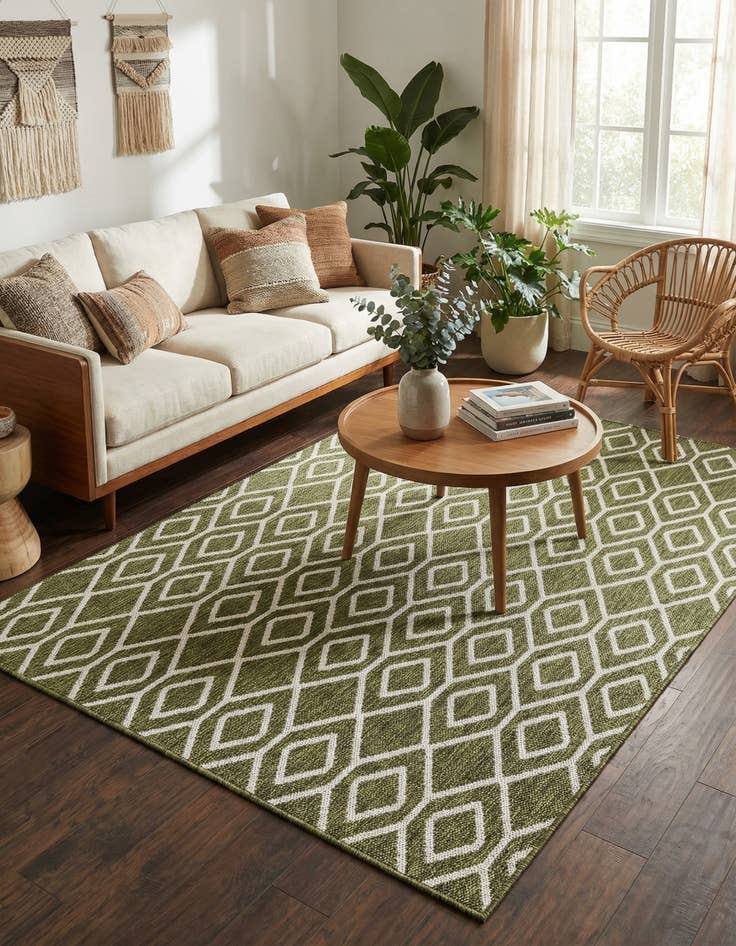 Detail image of 4' x 6'  Washable Jill Zarin Turks and Caicos Indoor / Outdoor Rug