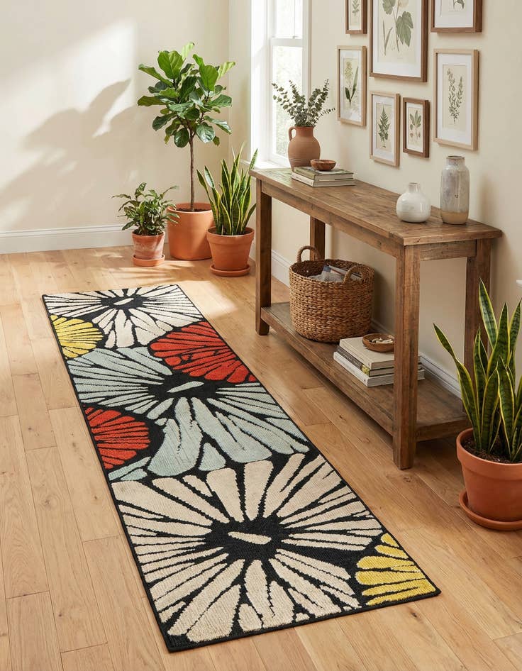Detail image of 2' x 8' Easy-Clean Casablanca Indoor / Outdoor Runner Rug