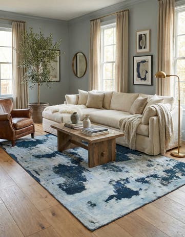 5' 2 x 7' Hand Knotted Ultra Vintage Persian Wool Rug