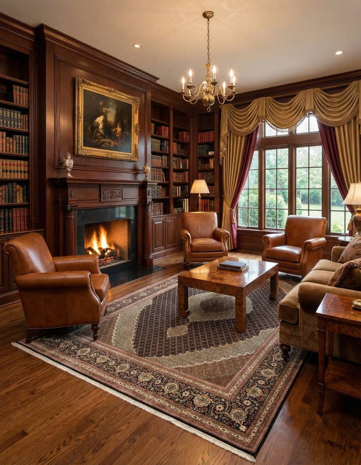 Detail image of 8' 2 x 12' 2 Tabriz Mahi Rug