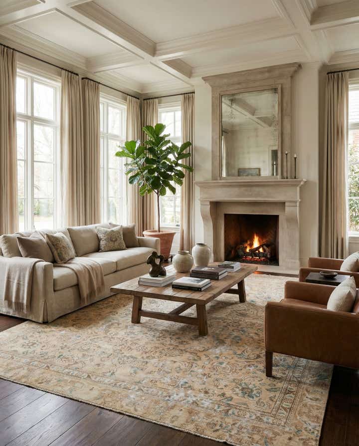 8' 9 x 11' 8 Hand Knotted Ultra Vintage Wool Rug