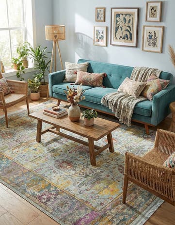 Light Blue Santiago Rug