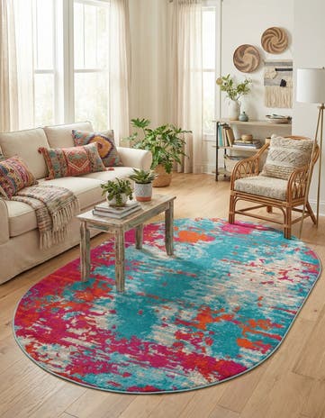 4' x 6' Azalea Oval Rug