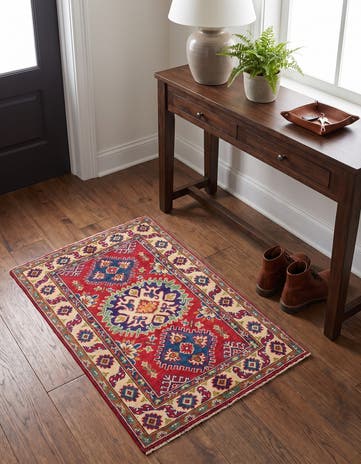 2' 9 x 4' 2 Hand Knotted Kazak Rug