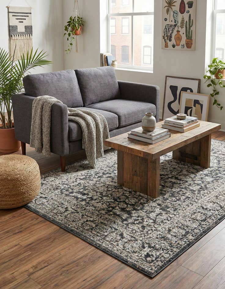 Detail image of 4' x 6' Uptown Central Park Rug