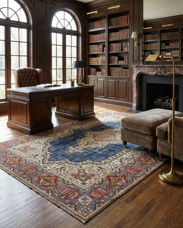 6' 7 x 9' 9 Vintage Royal Rug
