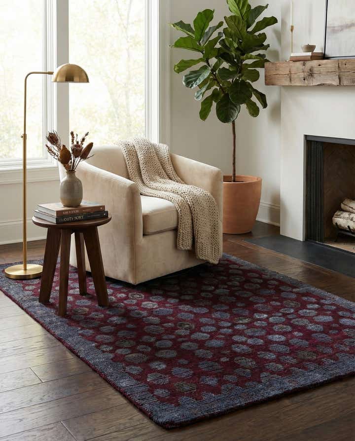 4' 10 x 6' 1 Hand Knotted Darya Wool Rug