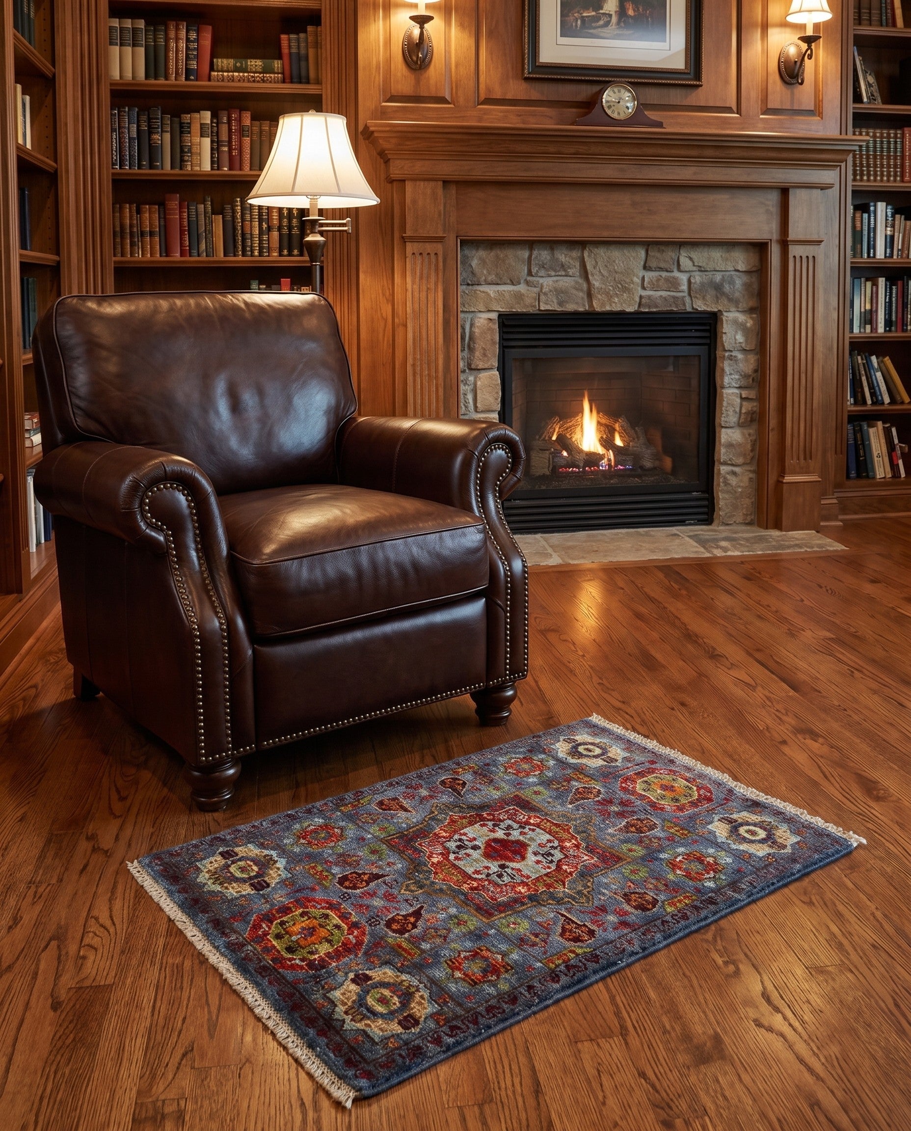 2' x 3' 3 Hand Knotted Mamluk Ziegler Rug