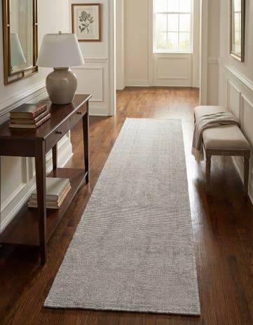 2' 7 x 13' 1 Hand Woven Jill Zarin English Manor Farmhouse Wool Runner Rug