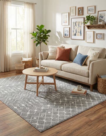 7' 10 x 10' Moroccan Trellis Rug