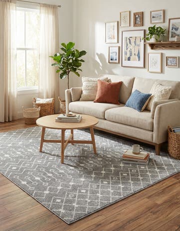 7' 10 x 10' Moroccan Trellis Rug