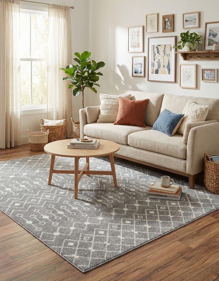 7' 10 x 10' Moroccan Trellis Rug