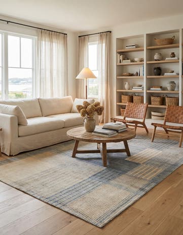 5' 9 x 7' 9 Hand Knotted Darya Wool Rug