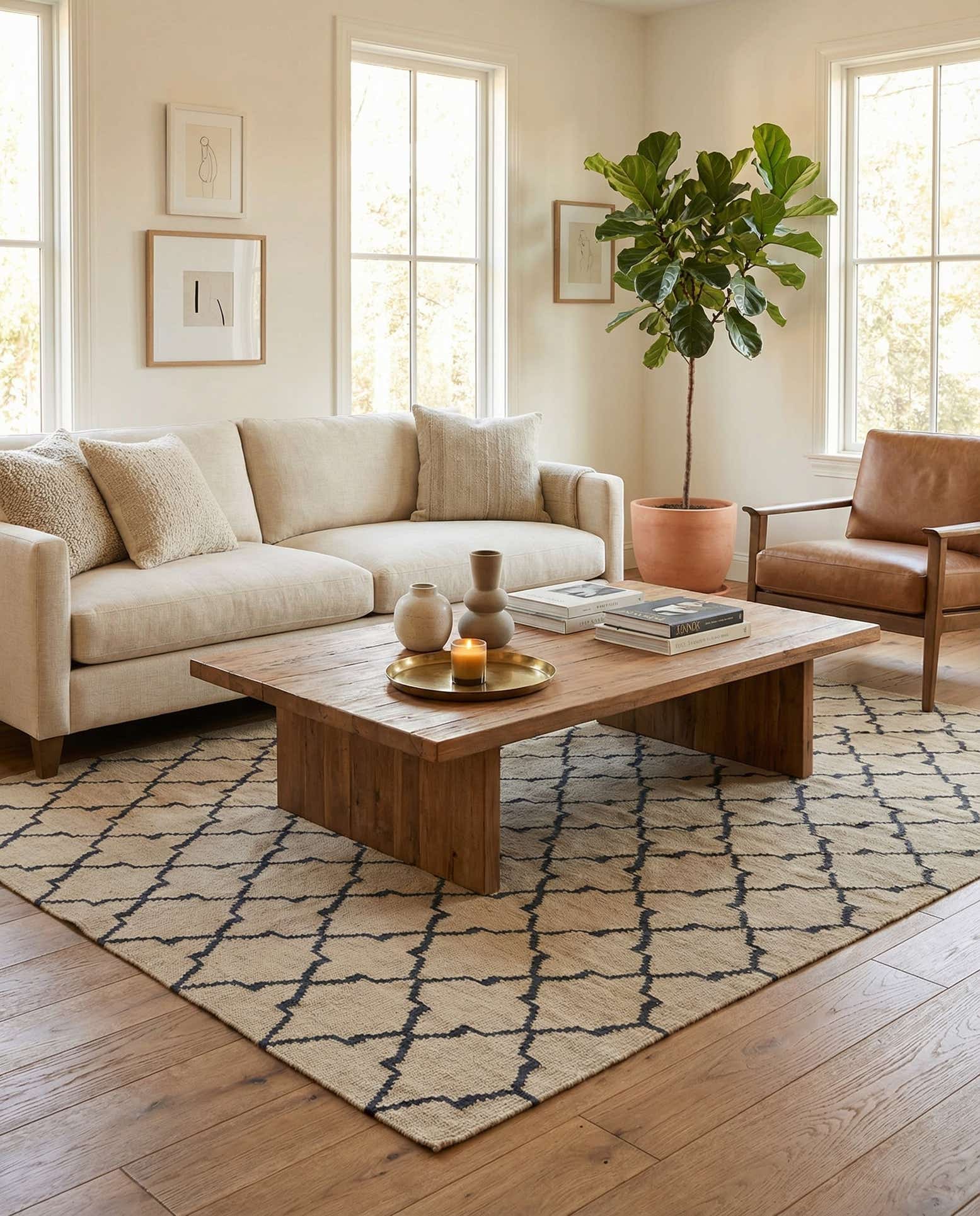 5' 10 x 8' 1 Hand Woven Kilim Modern Wool Rug