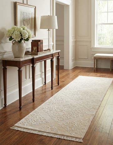2' 10 x 9' 9 Hand Knotted Darya Wool Runner Rug