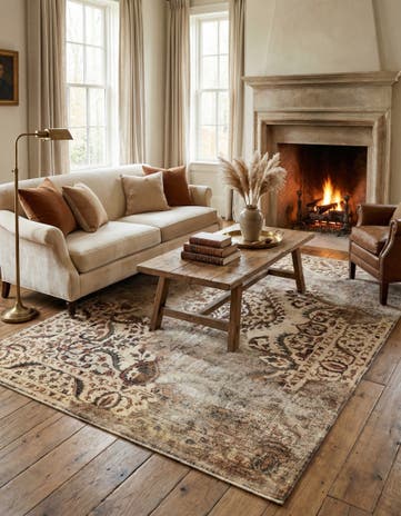 6' 5 x 9' 9 Vintage Royal Wool Rug
