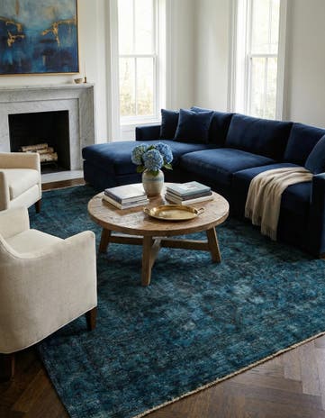 5' 8 x 9' 4 Hand Knotted Ultra Vintage Persian Wool Rug