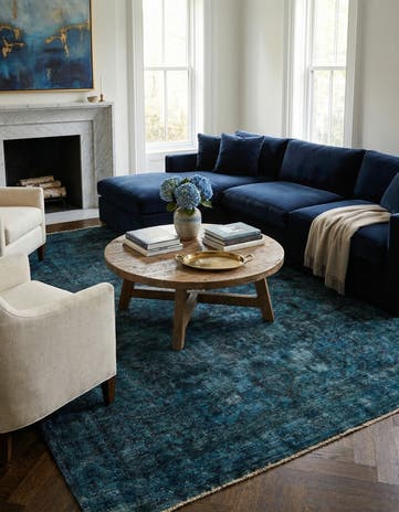 5' 8 x 9' 4 Hand Knotted Ultra Vintage Persian Wool Rug