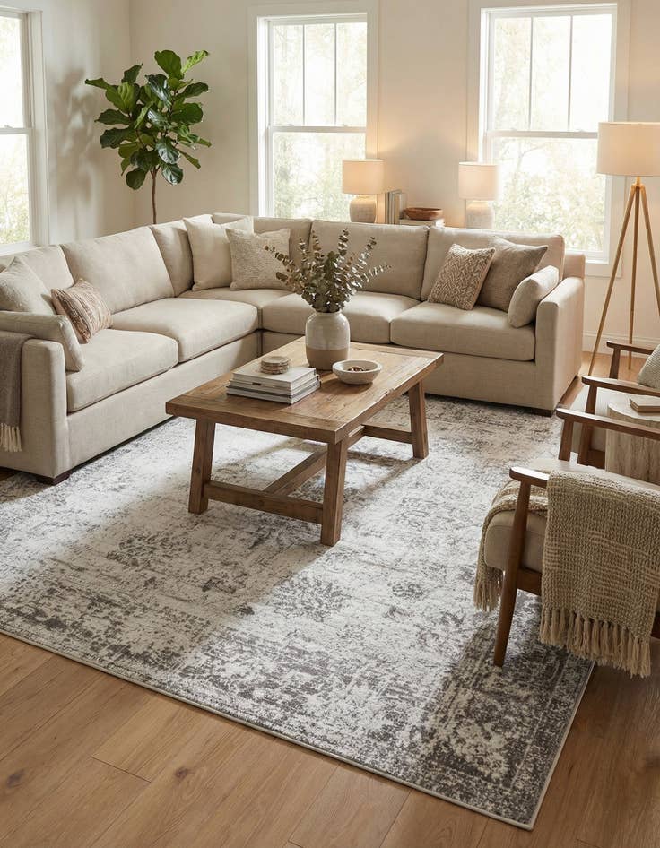 Detail image of  10' x 10' Monte Carlo Square Rug