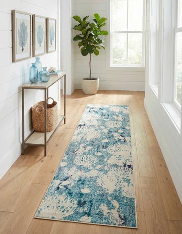 2' 7 x 10' Washable Amalfi Runner Rug