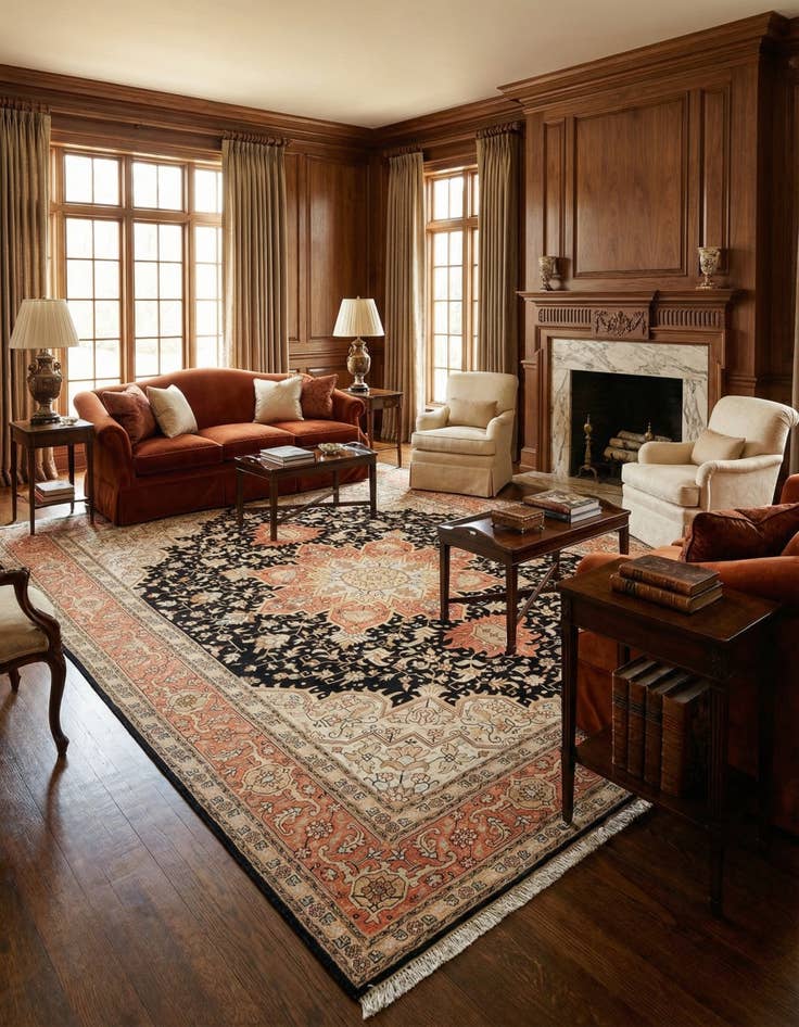 Detail image of  5' 1 x 6' 4 Tabriz Rug